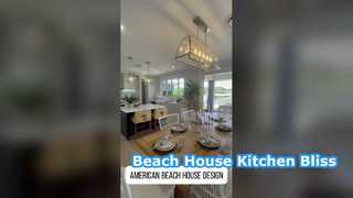 Conception de maison de plage américaine moderne