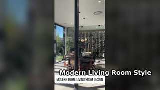 Conception de salon de maison moderne