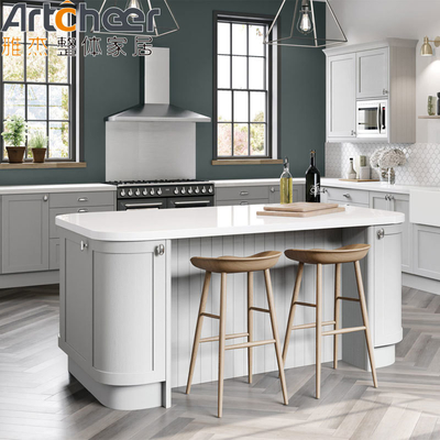 acheter Armoires de cuisine pour petits appartements sur mesure avec comptoir en verre cristallisé fabrication en ligne