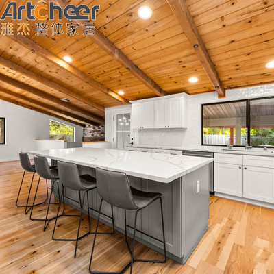 acheter Matériau de comptoir en résine Armoire de cuisine complète en style Hamptons avec 2 portes fabrication en ligne