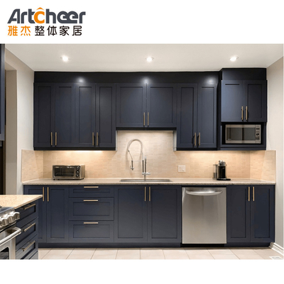 acheter Artcheer modulaire / RTA îles de cuisine moderne avec corps en bois massif et haut en granit artificiel fabrication en ligne