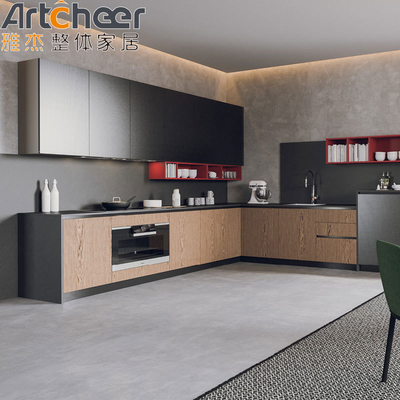 acheter Armoire de cuisine en bois moderne avec bois portable et contreplaqué fabrication en ligne