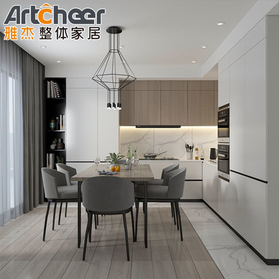 acheter Meubles de luxe Armoire de cuisine personnalisée avec rangement et conception d'île portable fabrication en ligne