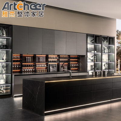 acheter Armoire de cuisine moderne, charnières douces avec ensemble complet fabrication en ligne