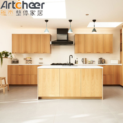 acheter Modulaire Vietnam finition de surface en PET Armoire de cuisine personnalisée Matériau MDF pour la simplicité européenne fabrication en ligne