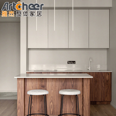 acheter Armoires de cuisine en carton à particules de taille modulaire avec finition de peinture en laque pour restaurant de style industriel fabrication en ligne