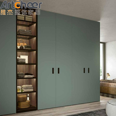 acheter Armoire de chambre moderne minimaliste avec un design simple et des poignées de placard fabrication en ligne