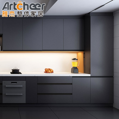 acheter Armoire de cuisine en MDF moderne avec charnières cachées et stockage intelligent fabrication en ligne