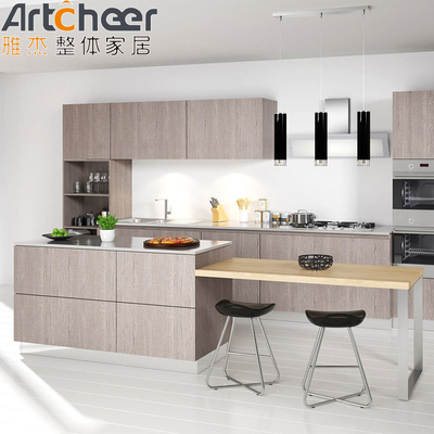 acheter Modulateur étagère ouverte Matériau de porte en contreplaqué Armoire de cuisine Meubles pour hôtels Appartements fabrication en ligne