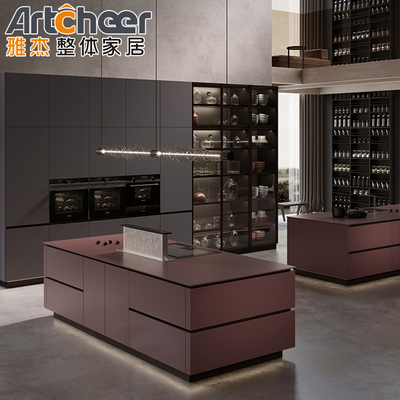 acheter Île de cuisine personnalisable avec un design de meubles italiens modernes et une finition en laque fabrication en ligne