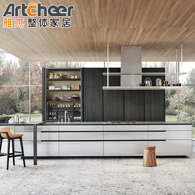 acheter Unité entière de meubles de cuisine avec une table à l' île centrale fabrication en ligne