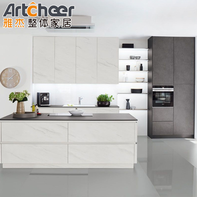 acheter Armoires de base de tiroirs de porte Armoires de cuisine de couleur blanche avec stockage en bambou fabrication en ligne