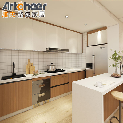 acheter Armoire de cuisine acrylique de taille personnalisée avec conception modulaire et qualité de matériau E0 fabrication en ligne