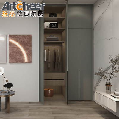 acheter Armoire de combinaison ouverte moderne en bois pour les vêtements dans les meubles de chambre à coucher fabrication en ligne