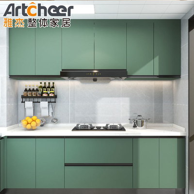 acheter Armoire de cuisine moderne et élégant avec un traitement de surface de panneau de porte en PVC fabrication en ligne