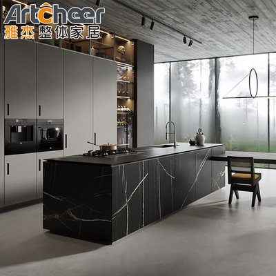 acheter Armoire de cuisine en bois massif en forme de I Armoires de garde-manger en faisceau en bois pour votre cuisine fabrication en ligne
