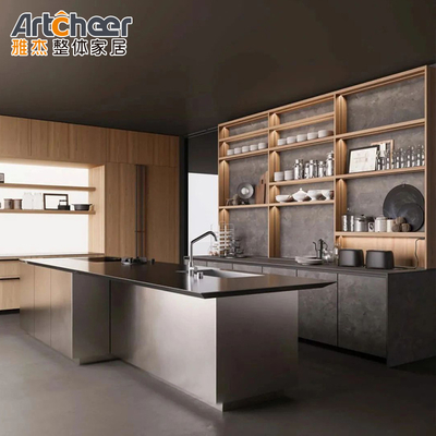 acheter Des armoires de cuisine composites modernes et élégantes avec des îles et un design complet traditionnel fabrication en ligne