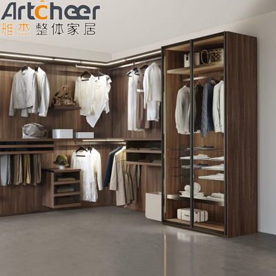 acheter Taille personnalisée Garde-robe murale pour femmes moderne stylé Design ouvert hauteur réglable fabrication en ligne