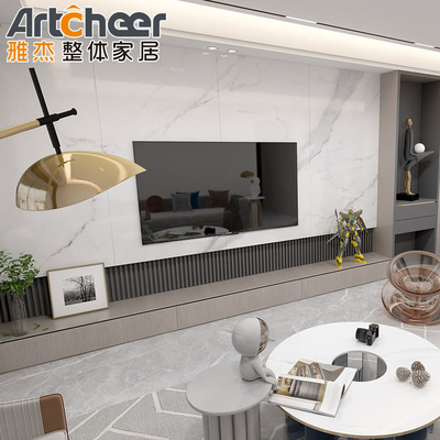acheter Unités de télévision en bois modernes Luxe cabinets de téléviseurs européens Derniers modèles de meubles fabrication en ligne