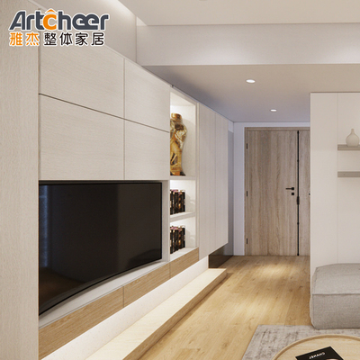 acheter Meubles de salon contemporains de luxe moderne monté sur le mur avec support de télé fabrication en ligne