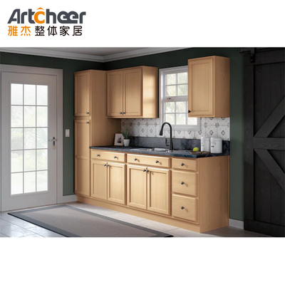 Modèle moderne durable Petits armoires de shaker personnalisées avec évier en bois massif de design américain