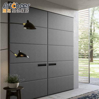 Armoire de chambre à coucher de style en bois moderne